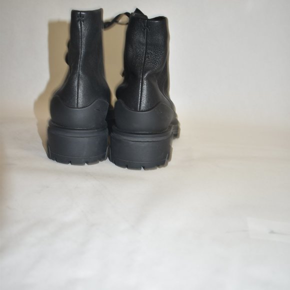 $600 RAG & BONE SHILOH LEATHER HIKER MOTO COMBAT BOOT BLACK 38.5 (P7) - Picture 6 of 9